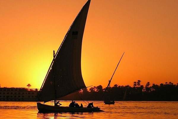Felucca trip in the palace in luxor